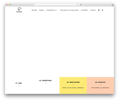 Divi WordPress theme - edmondavocats.com