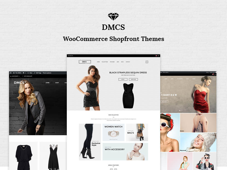 DMCS WordPress ecommerce theme by Sitesao