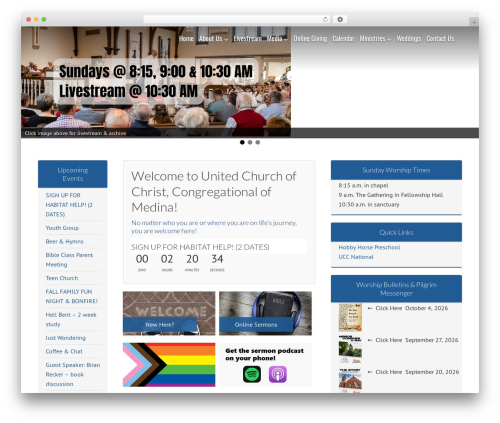 Ezchurch WordPress plugin - uccmedina.org