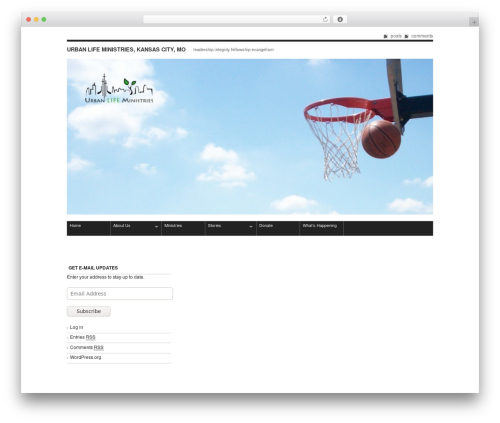 F8 Lite WordPress theme - urbanlifekc.org