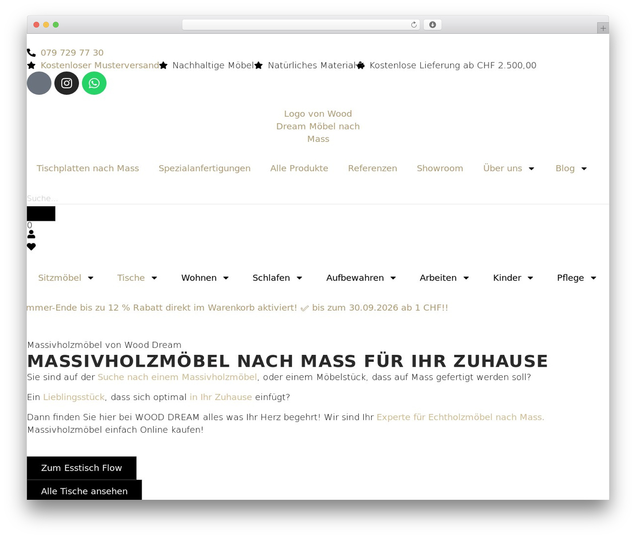 hello-elementor Child WP theme - wood-dream.ch
