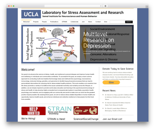 MiniBuzz3 theme WordPress - uclastresslab.org