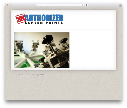 Smartbox WP theme - unauthorizedprints.com