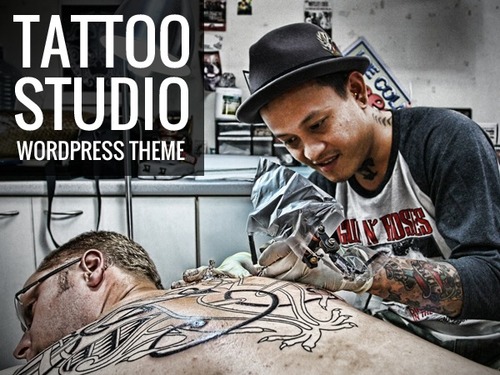 Free Tattoo Artists WordPress Theme for Barbershop