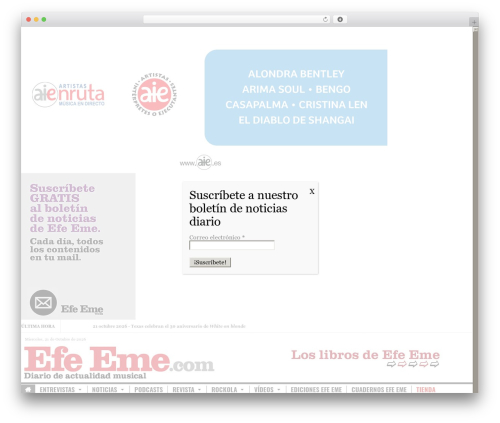 Theme WordPress efeeme - www.efeeme.com