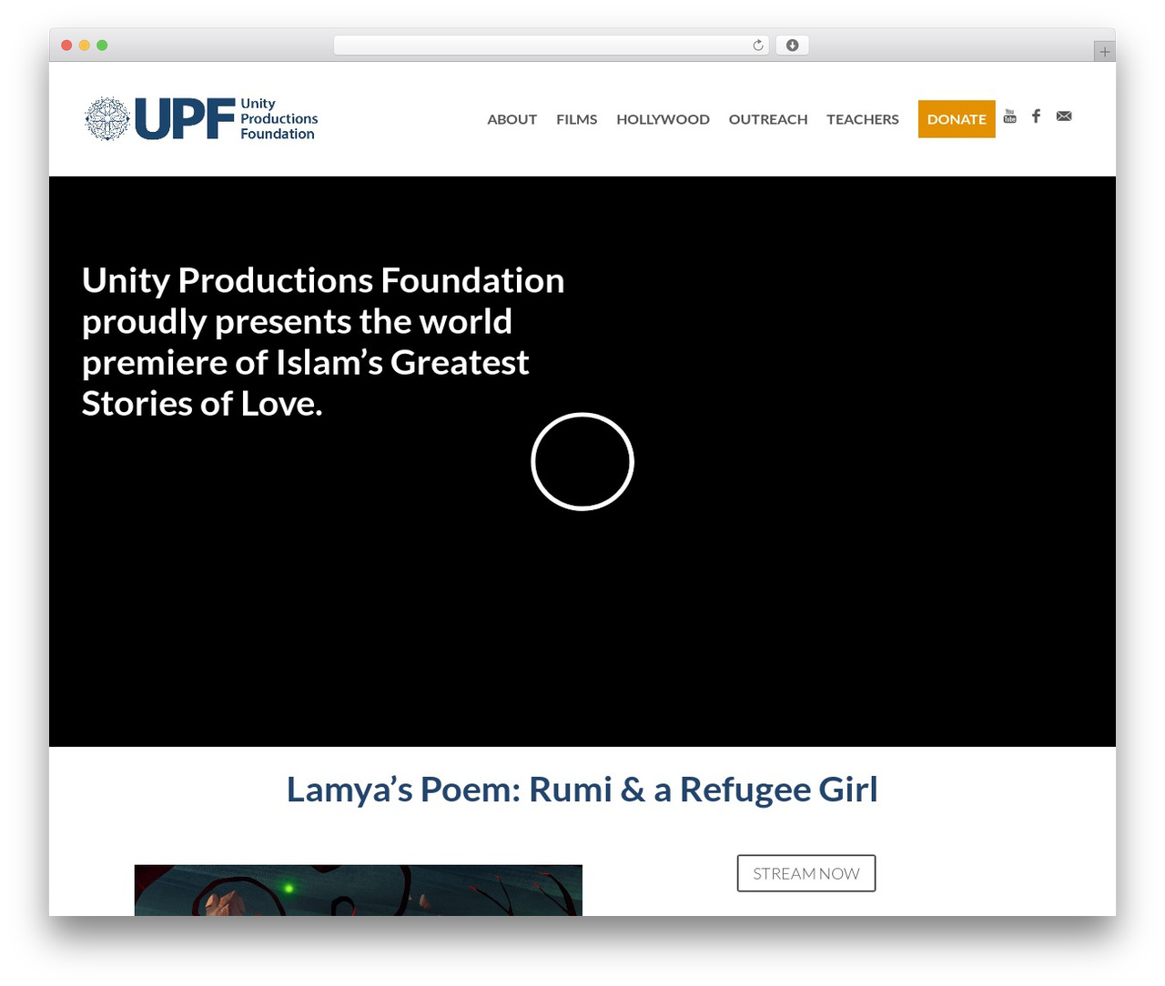 WordPress theme UPF Theme - upf.tv