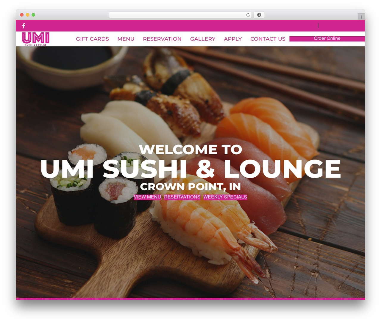 WordPress theme Beaver Builder Theme - umisushiandlounge.com