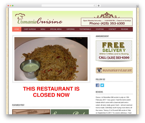 Genesis footer widgets WordPress plugin - usmaniacuisine.com