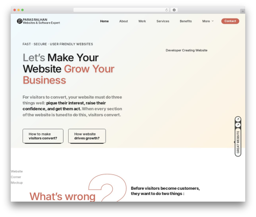 Charm WordPress theme - parasralhan.com