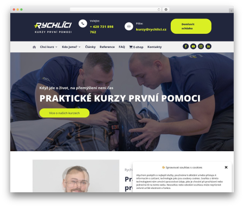 Divi business WordPress theme - rychlici.cz