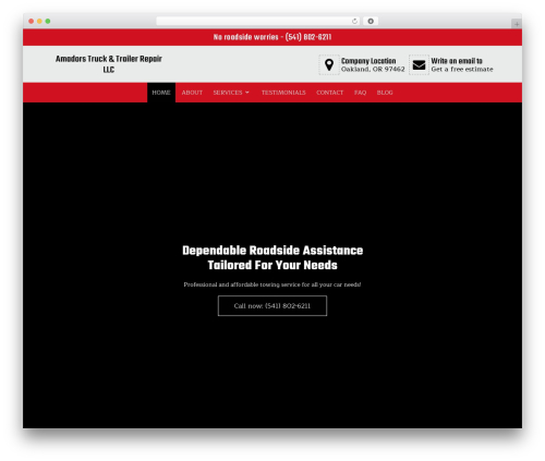 Divi WordPress theme - amadorstrucktrailerrepair.com