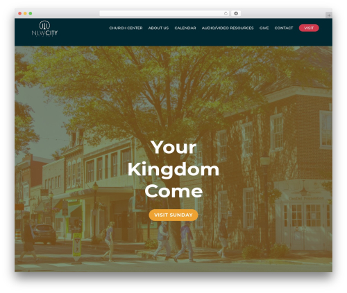 Divi WordPress theme - newcityde.church