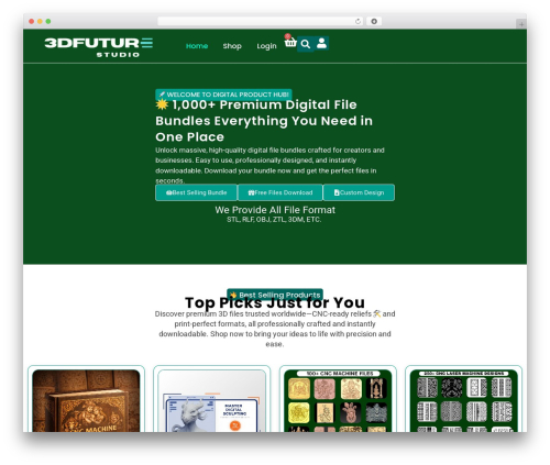 GeneratePress WordPress theme - 3dfuturestudio.com