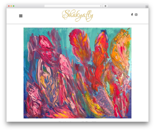 Hydrogen theme WordPress - shakyafly.com