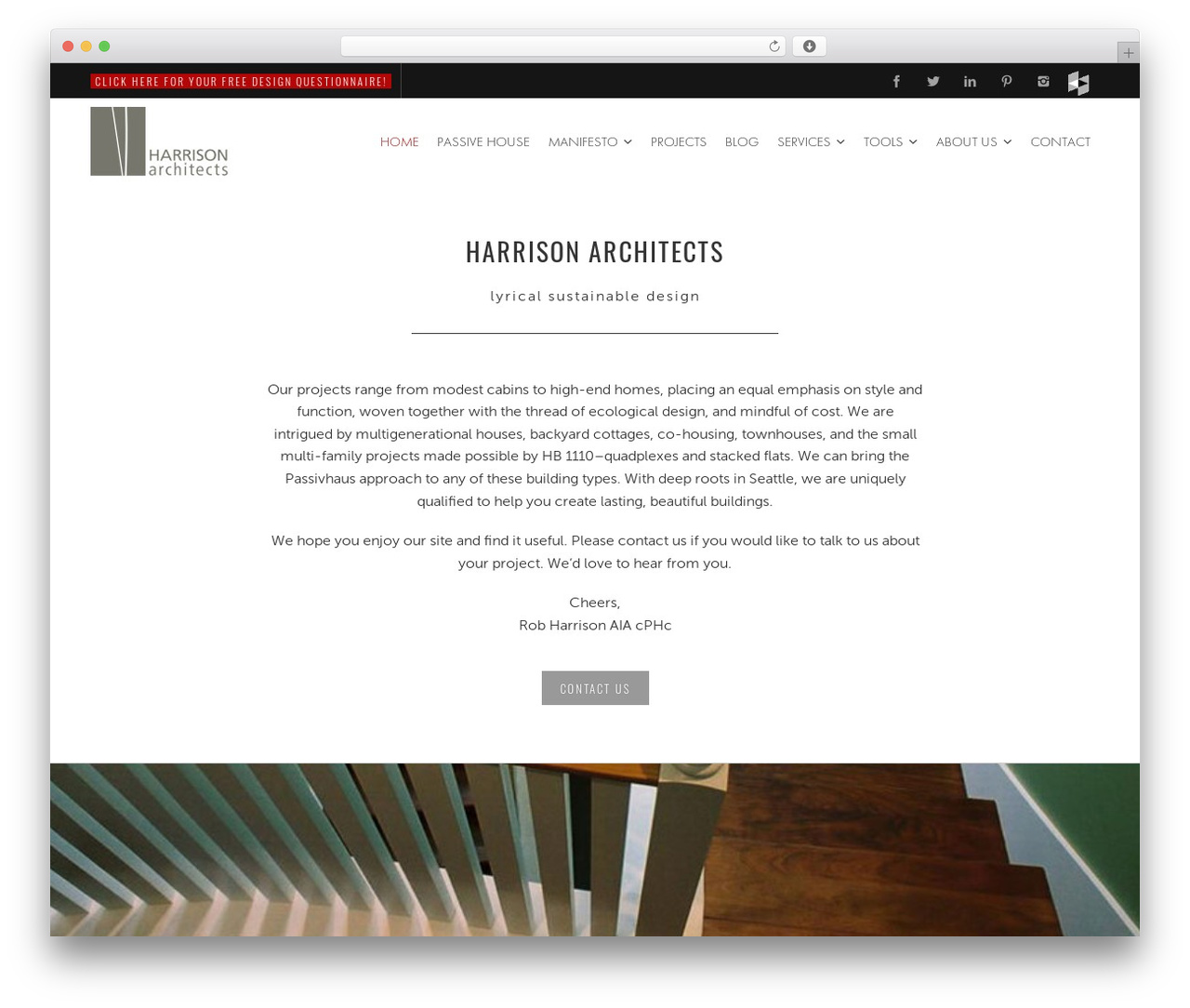 Sonata theme WordPress - harrisonarchitects.com Sonata theme WordPress - harrisonarchitects.com