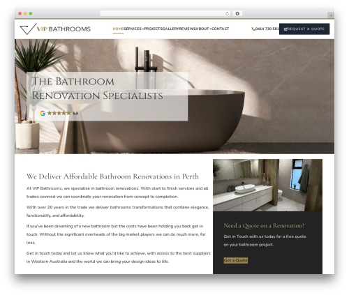 Bt pro WordPress plugin - vipbathrooms.com.au
