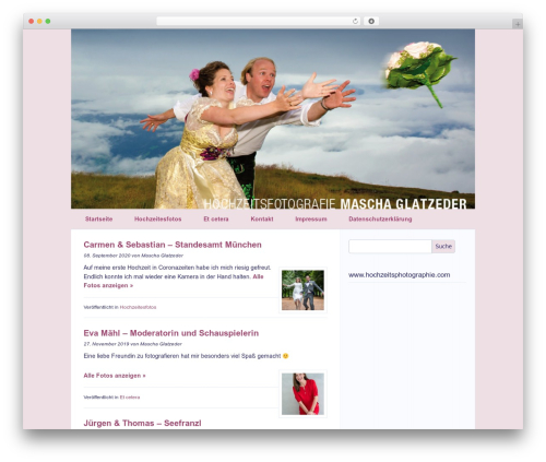 WordPress theme INTERTHEME - hochzeitsfotografie-glatzeder.de