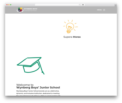 WordPress website theme Divi - wbjs.org.za