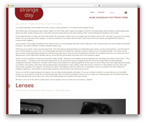 2012 WordPress theme - strangeday.org 2012 WordPress theme - strangeday.org
