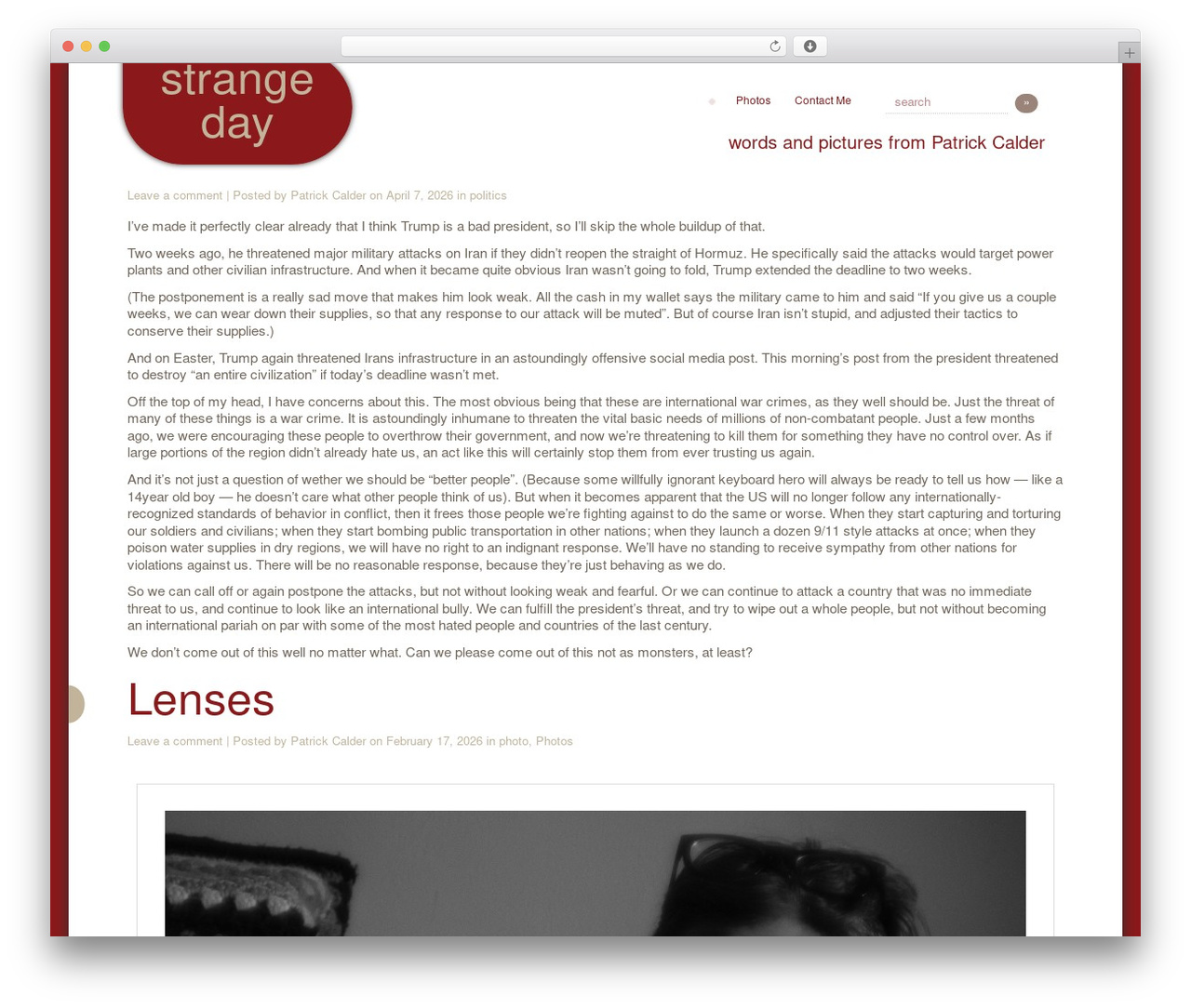 2012 WordPress theme - strangeday.org 2012 WordPress theme - strangeday.org