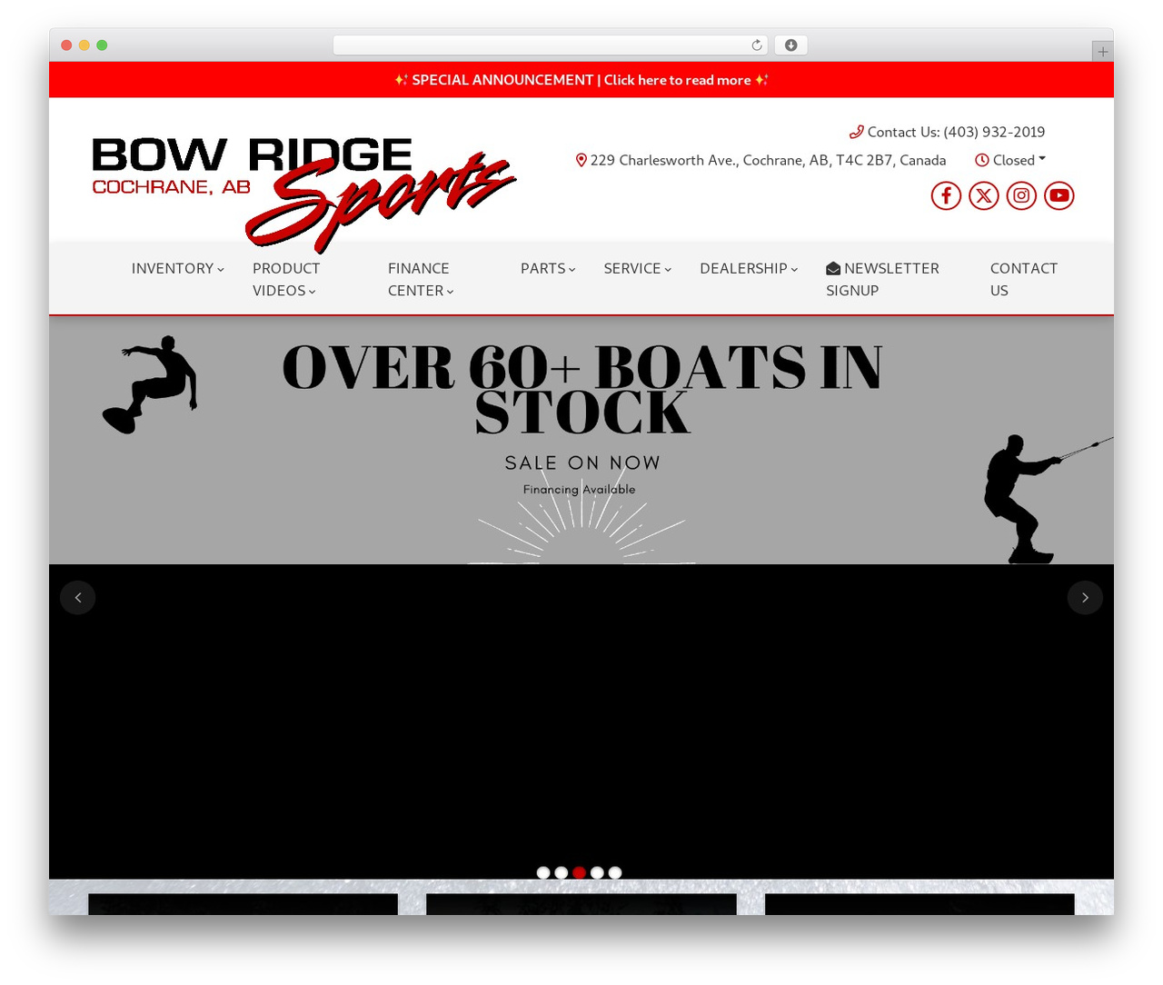 Achilles WordPress theme - bowridgesports.com