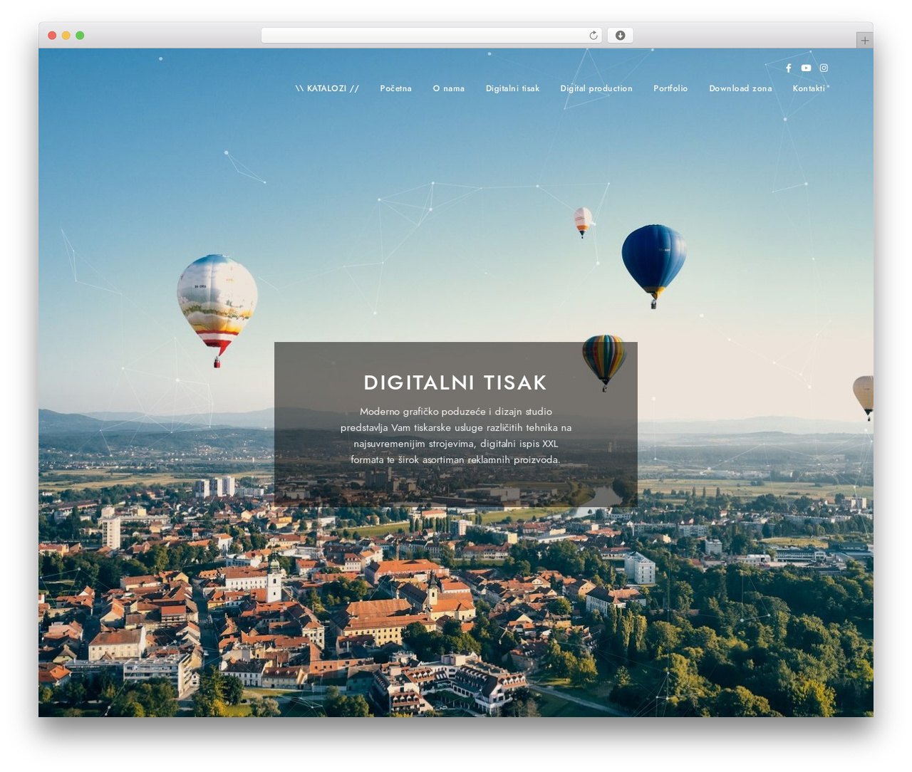 Blacksilver top WordPress theme - digitalni-tisak.hr