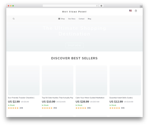 Botticelli WordPress ecommerce theme - hotitemspoint.shop