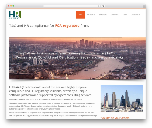 Oi portfolio WordPress plugin - hrcomply.co.uk