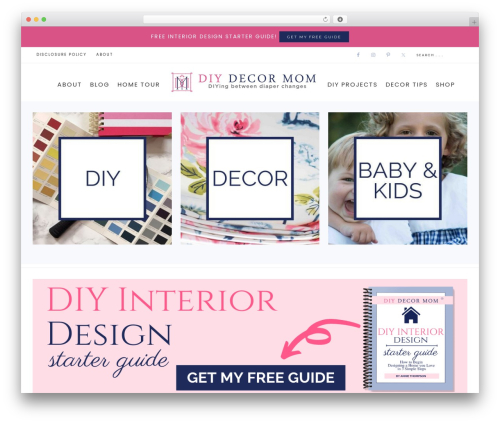 Captivating Theme theme WordPress - www.diydecormom.com