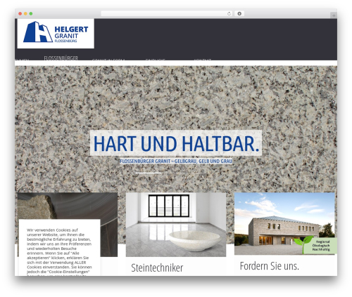 Cherry parallax WordPress plugin - helgert-granit.de