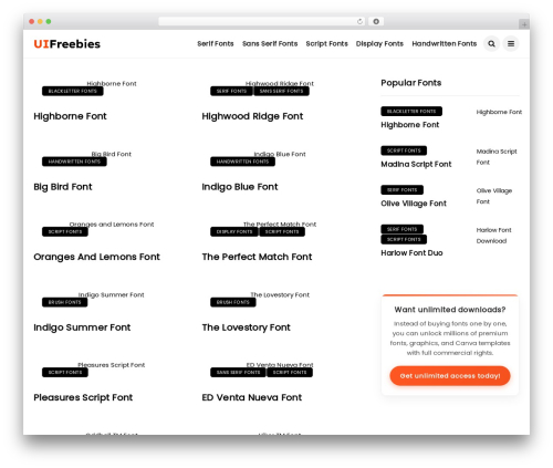 Disto WordPress theme - uifreebies.net