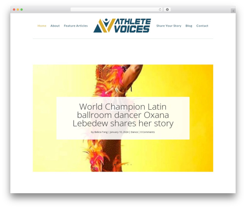 Divi post extended WordPress plugin - athletevoices.net