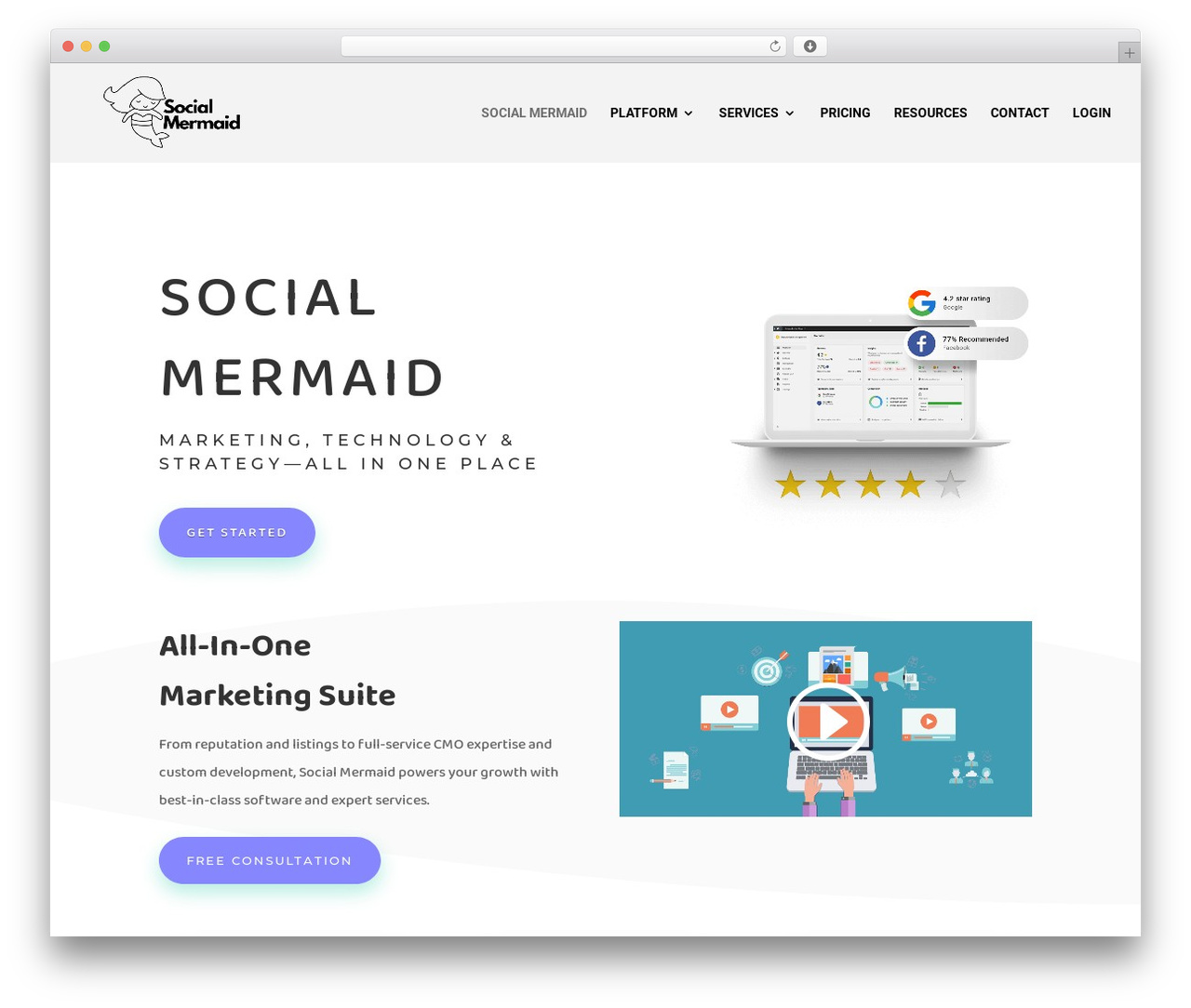 Divi WordPress theme - socialmermaid.com