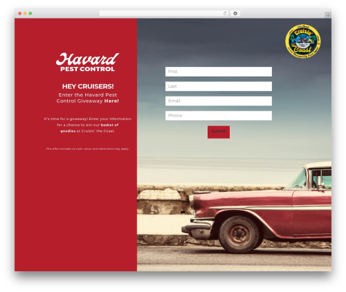 Divi WordPress theme - havardgiveaway.com