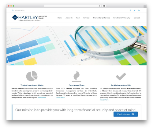 DollyTheme best WordPress theme - hartleyadvisors.com