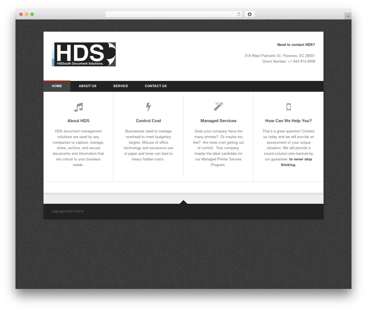 Elite Force WordPress theme - hds-sc.com