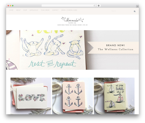 Handmade Titan WordPress theme - hmacdo.com