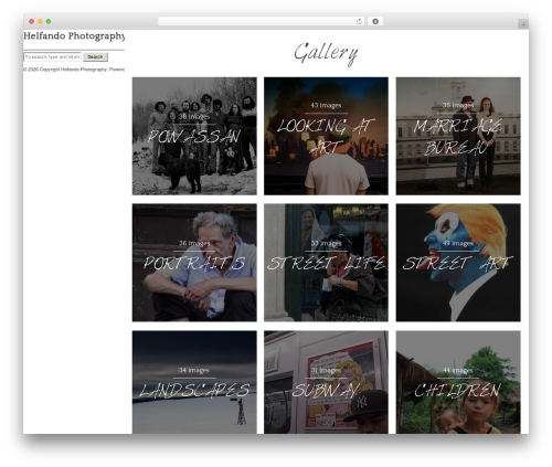 Helfando wallpapers WordPress theme - helfando.com