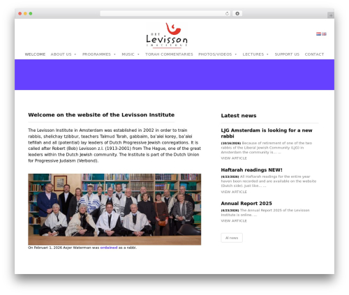 HTML5 Blank WordPress theme design - levisson.nl