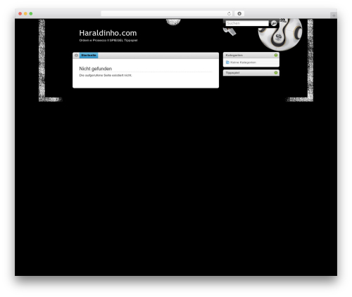 iTheme WordPress page theme - haraldinho.com