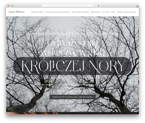 Kadence WordPress theme - www.kasiaolichwier.pl