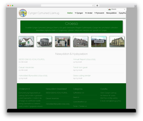 Lambda WordPress theme - llanrug.cymru