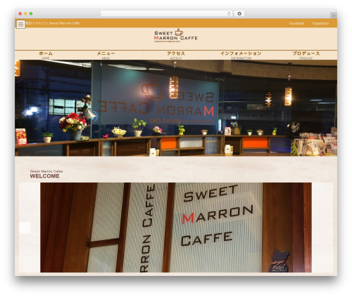 Lightning WordPress theme - sweetmarroncaffe.com