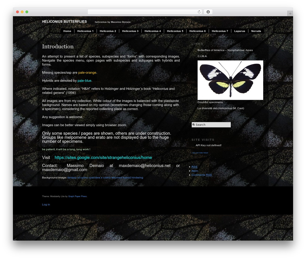 Modularity Lite best WordPress theme - heliconius.net Modularity Lite best WordPress theme - heliconius.net