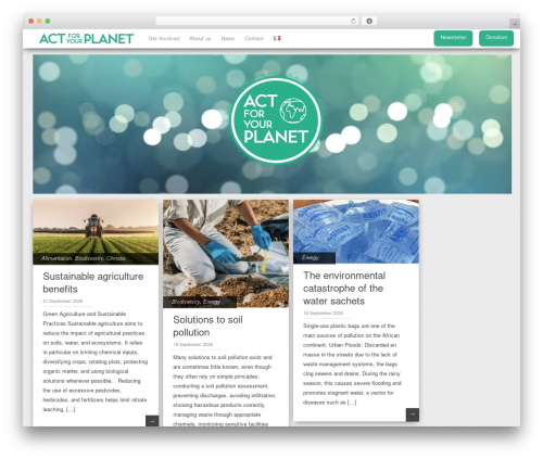 Pinbin WordPress theme - actforyourplanet.com Pinbin WordPress theme - actforyourplanet.com