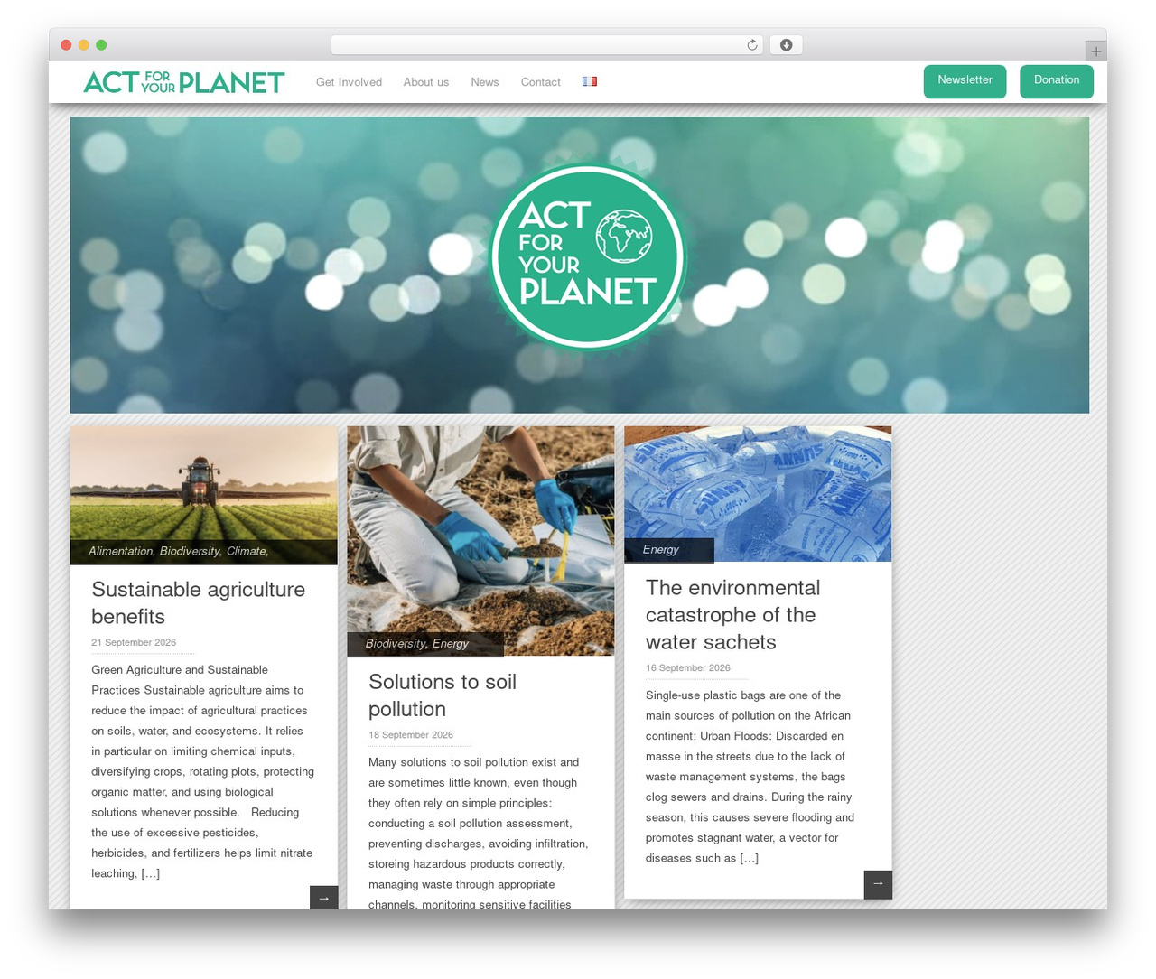 Pinbin WordPress theme - actforyourplanet.com Pinbin WordPress theme - actforyourplanet.com