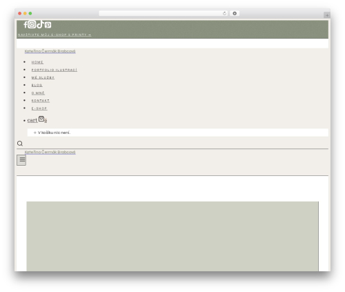 Studio WordPress theme - brabikate.cz