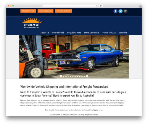 Theme WordPress Maxima - horizonautoshipping.com
