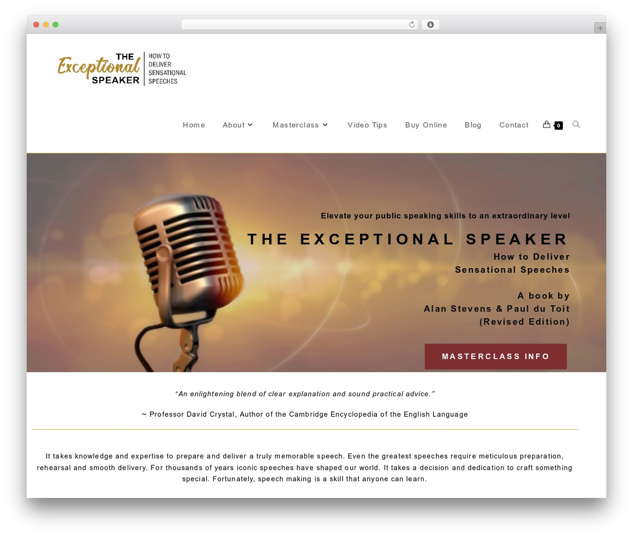 Theme WordPress OceanWP - exceptionalspeaker.com