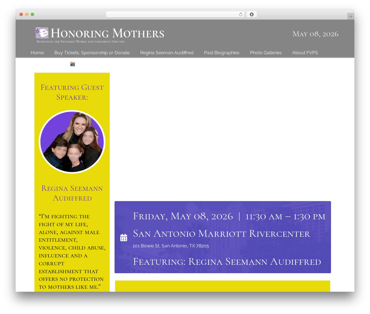 U-Design WordPress theme - honoringmothers.com U-Design WordPress theme - honoringmothers.com